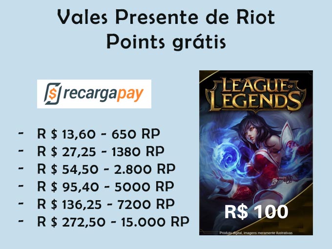 vales presente recarga pay