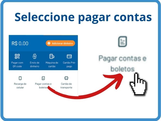 Selecione pagar contas