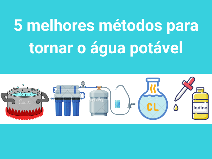 5 melhores métodos para tornar o água potável