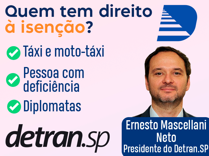 Descubra tem isenção ao IPVA SP.
