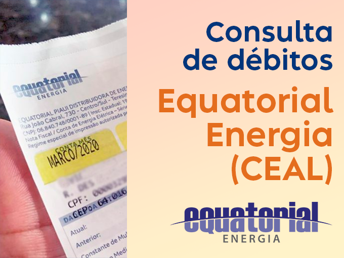 Como consultar débitos CEAL Equatorial Energia Alagoas