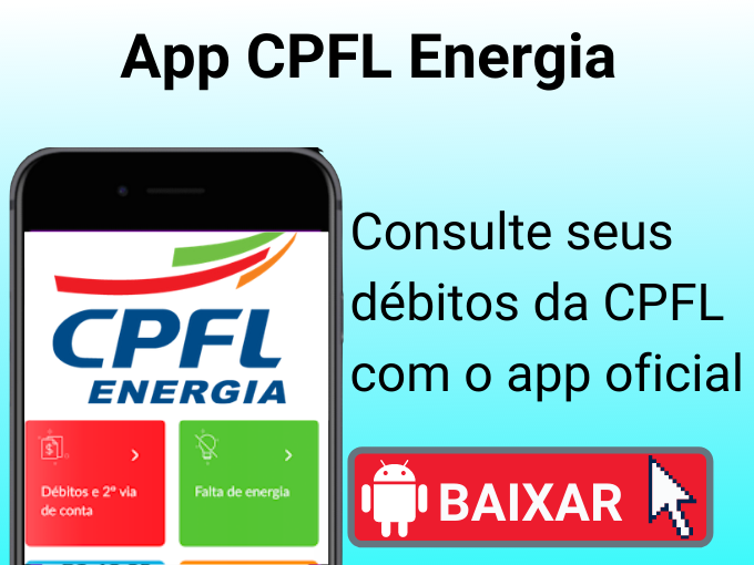 Consulte seus débitos no app CPFL