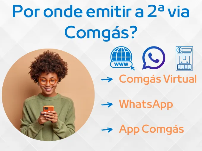 Como emitir e pagar 2ª via Comgás com Pix em 5 minutos