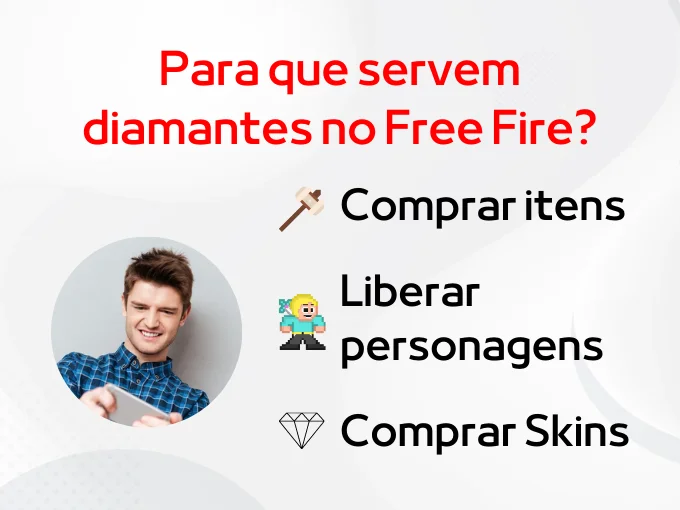Qual a utilidade dos diamantes dentro do Free Fire?