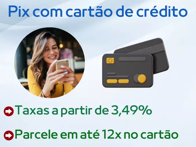 Como enviar Pix pelo cartão de crédito?