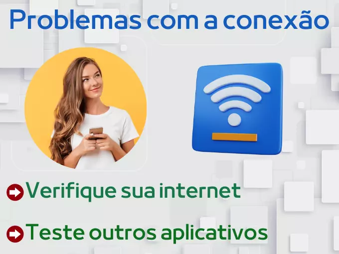 Como resolver problemas com a conexão