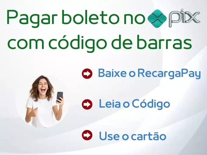 Como pagar boleto no Pix com código de barras?
